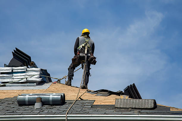 Professional Roof Installation technician working in Timpson, TX